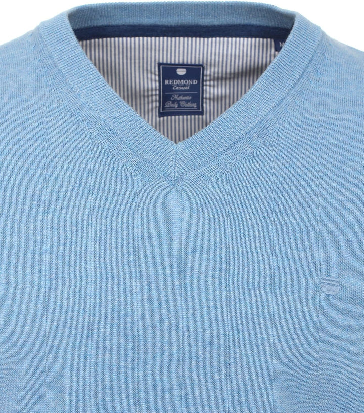 Redmond Pullover Uni L 120 Blau, L Hellblau (120)