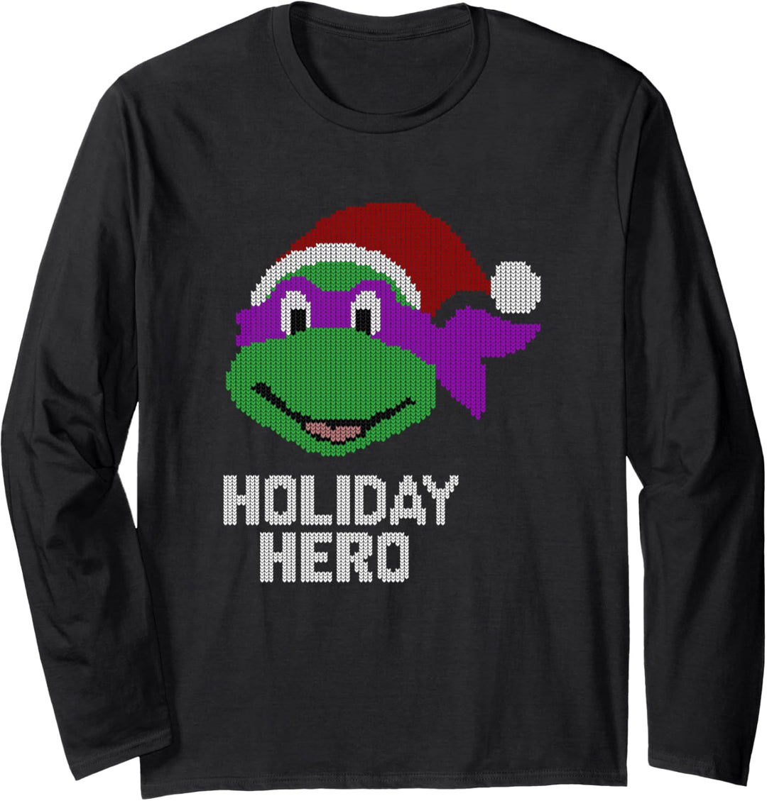 Nickelodeon Mutant Ninja Turtles Santa Donnie Langarmshirt