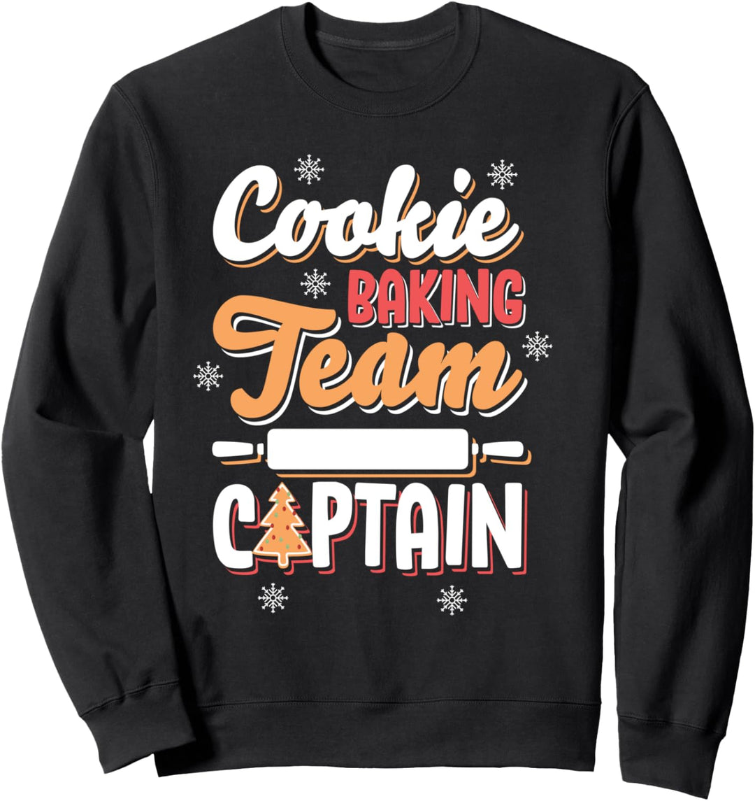 Cookie Baking Team Captain Witziges Plätzchen backen Design Sweatshirt