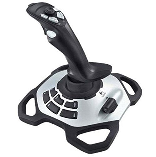Logitech G Extreme 3D Pro Joystick, Drehknopf Rudersteuerung, 12 Programmierbare Tasten, 8-Wege Rund