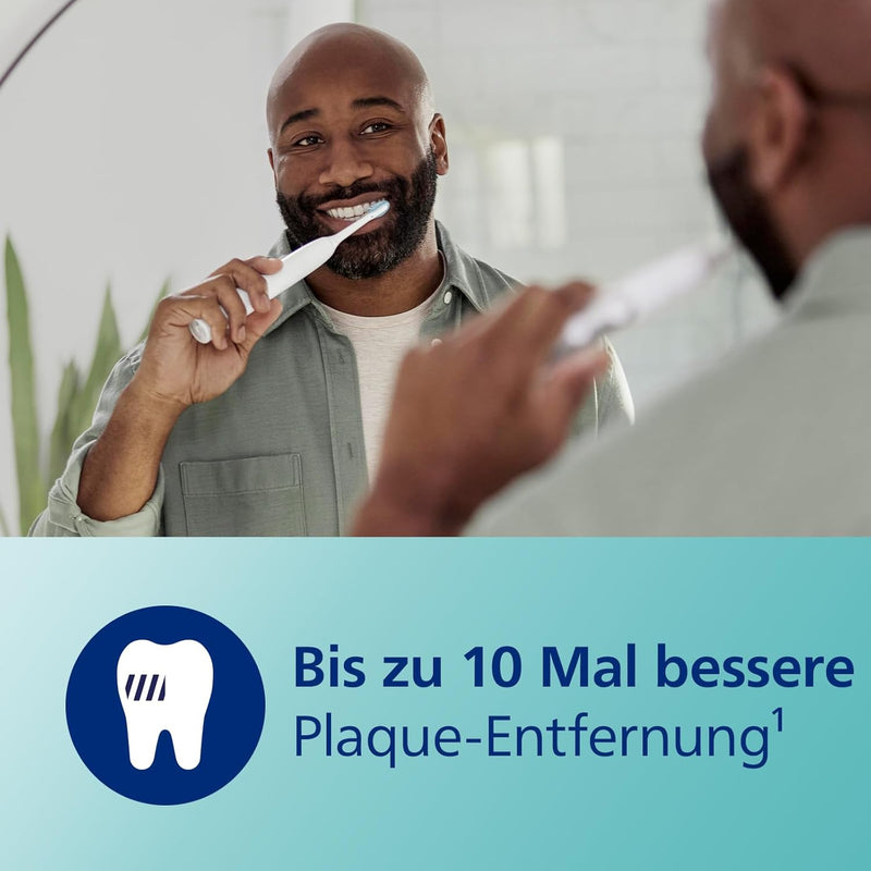 Philips Sonicare DiamondClean 9000 Elektrische Zahnbürste Doppelpack - 2 Schallzahnbürsten, 1x Ladeg