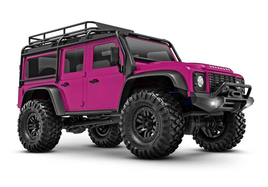 TRAXXAS TRX-4M 1/18 LD Land Rover Defender Pink Scale-Crawler inkl. Akku/Lader 4WD RTR