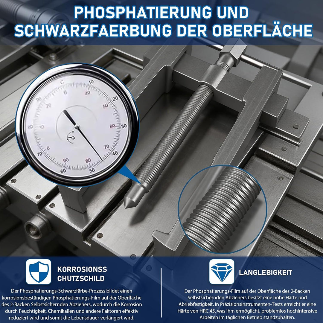 3X 2-Armig Lagerabzieher Set 3&