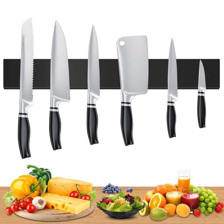 Magnetleiste Messer,Messer Magnetleiste,40cm Messerhalter Magnetisch Magnetleiste für Wand Magnetlei