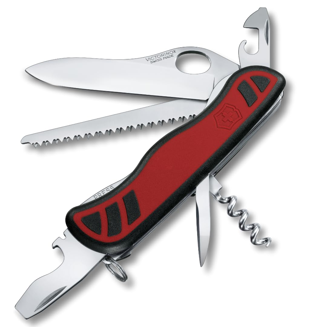 Victorinox, Schweizer Taschenmesser, Forester M, Multitool, 10 Funktionen, Klinge, gross, Dosenöffne
