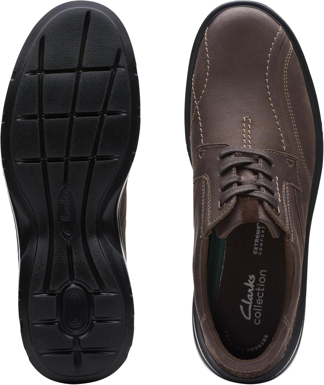 Clarks Herren Gessler Spitze Oxford 39.5 EU Dunkelbraun, 39.5 EU Dunkelbraun