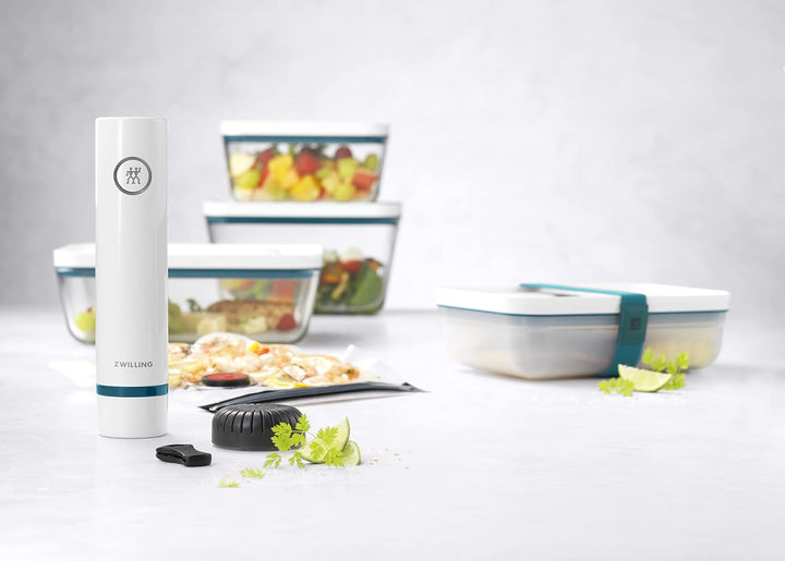ZWILLING Fresh & Save Vakuum Starterset, Glas, 16-teilig, La Mer Glas