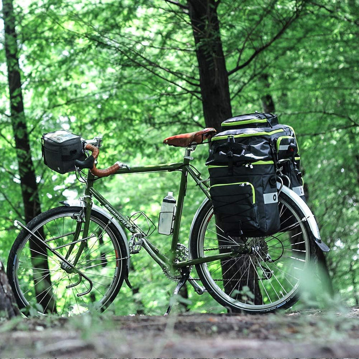 BAIGIO Fahrradtasche 3-in-1 Multifunction wasserdichte Gepäckträgertasche 75L Radfahren Gepäckträger