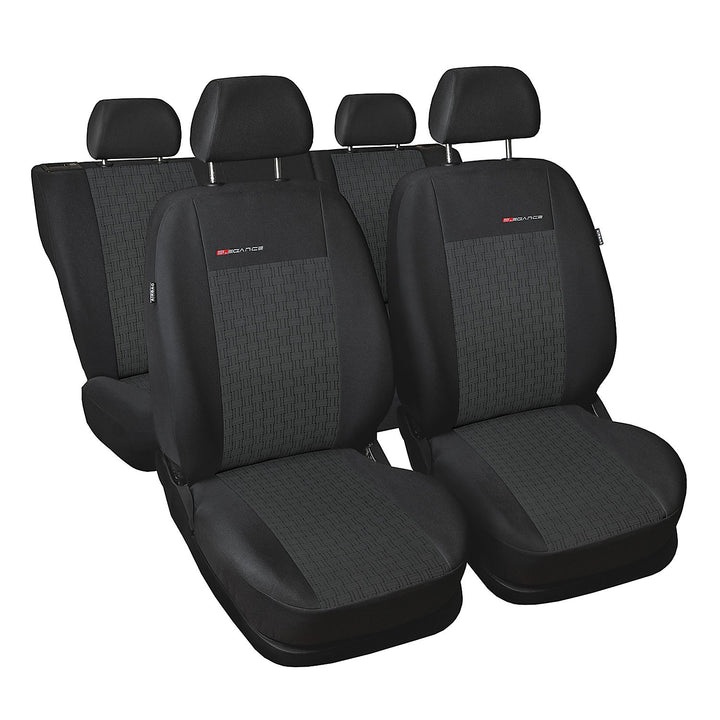 Auto-Dekor 5901821197526 Qashqai II Massgefertigte Sitzbezüge, schwarz, Schwarz