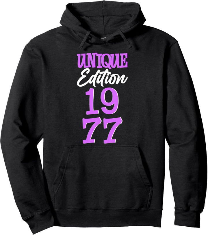 Outfit zum 45. Geburtstag, Geschenk für Frauen, die 1977 geboren wurden Pullover Hoodie