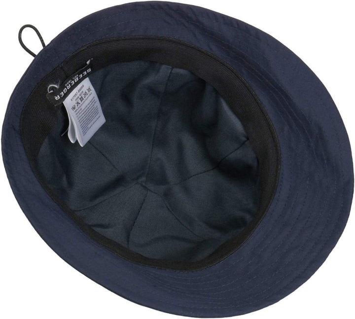 Seeberger Uni Anti-Rain Glockenhut Hut Damenhut Stoffhut Regenhut Outdoorhut Mit Futter 53-56 Dunkel