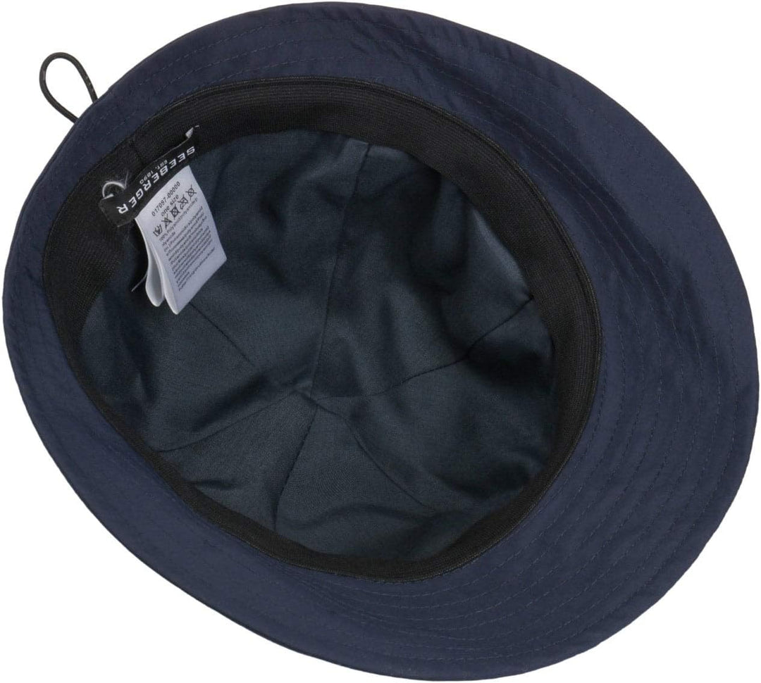Seeberger Uni Anti-Rain Glockenhut Hut Damenhut Stoffhut Regenhut Outdoorhut Mit Futter 53-56 Dunkel