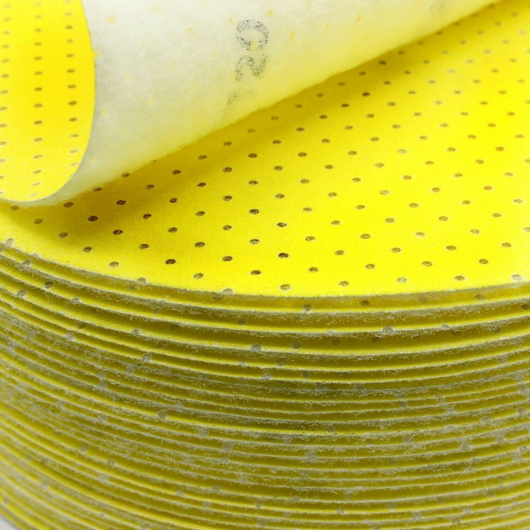 25 Stück Schleifscheiben 225 mm GELB Körnung 60 selbsthaftend Schleifblätter Schleifpapier Schleifpa