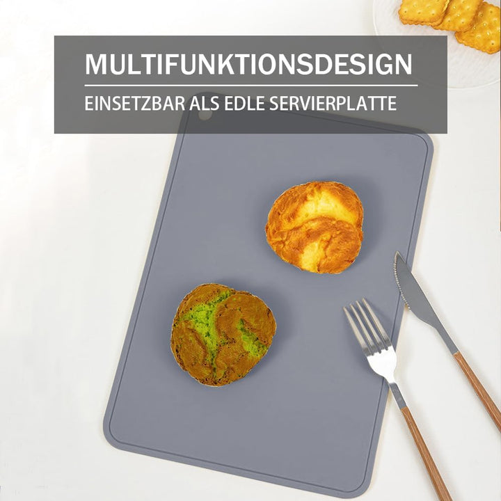 TPU Schneidebrett Flexibles BPA-frei mit Messer- und Saftrille kratzfeste flexible Schneidebretter f