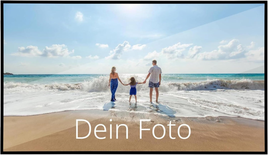 WANDURLAUB - Dein Bild auf Acryl - XXL Bild - 100x60 cm Acrylglas mit eigenem Foto bedrucken - hochw