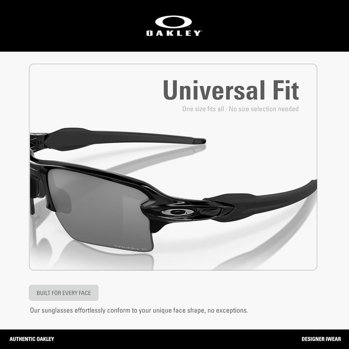 Oakley Sonnenbrille Flak 2.0 XL 59 Schwarz (Polished Black/Prizmblackpolarized), 59 Schwarz (Polishe