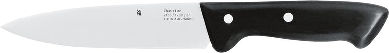 WMF Classic Line Kochmesser 29 cm, Spezialklingenstahl, Kunststoffgriff, Klinge 15 cm
