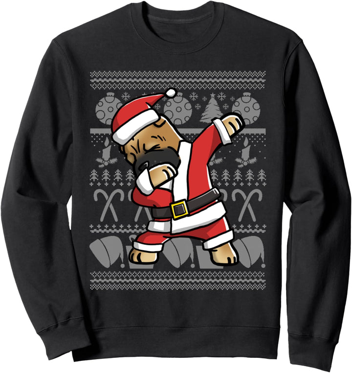 Dabbing Shar Pei Dab Dance Weihnachten Hund Sweatshirt
