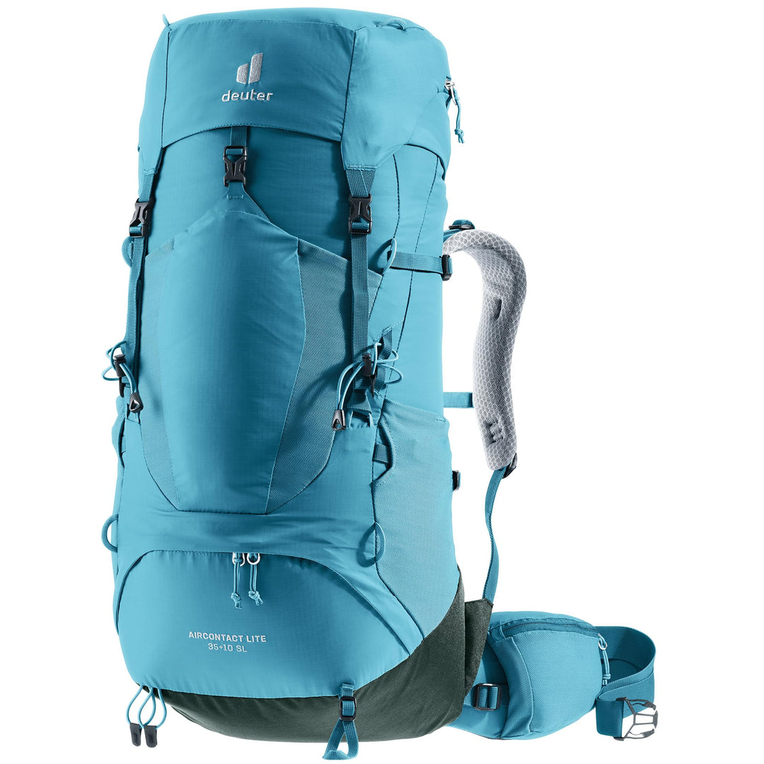 deuter Damen Aircontact Lite 35 + 10 Sl Trekkingrucksack (1er Pack) 35+10 L Lagoon-ivy, 35+10 L Lago
