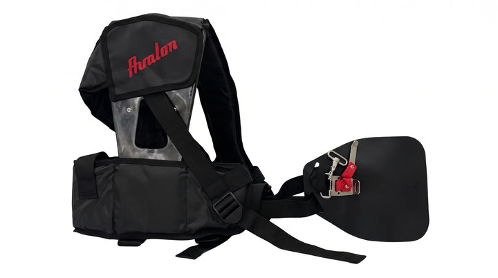 avalon-tools gb508-h Arnes Motorsense professionell gepolstert, Schwarz/Rot