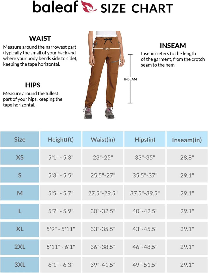 BALEAF Damen Outdoorhose Wanderhose Wasserdicht Schnelltrocknend Leicht Trekkinghose Capris UV Schut