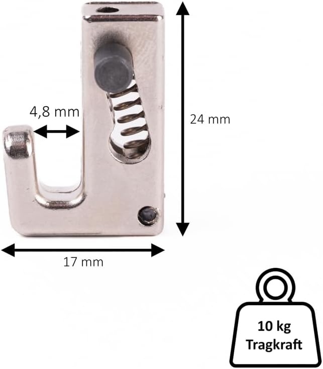 10 Meter (5 x 2m) SOFT-RAIL® Bilderschienen Set COMFORT (M), Weiss beschichtet, versch. Längen und F