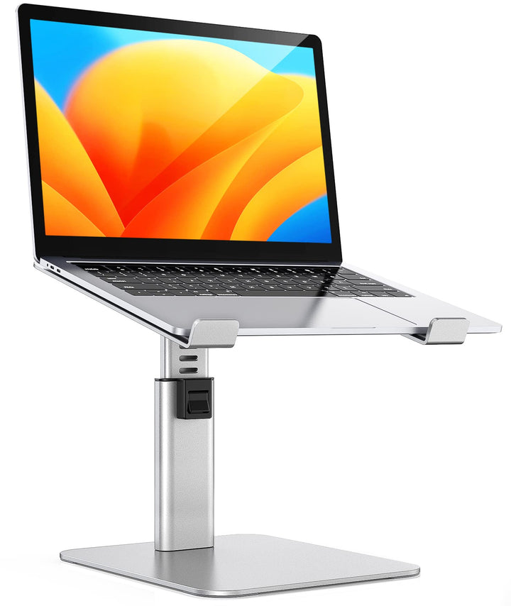 Babacom Laptop Ständer, 8 Höhenverstellbar Aluminium Kühlpads Laptop Stand, Ergonomischer Belüfteter