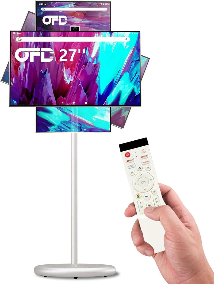 OFD Monitor 27'',Outdoor Fernseher,Portabel Monitor,Touch Screen,Android 13 OS,60Hz,6+128GB Portable