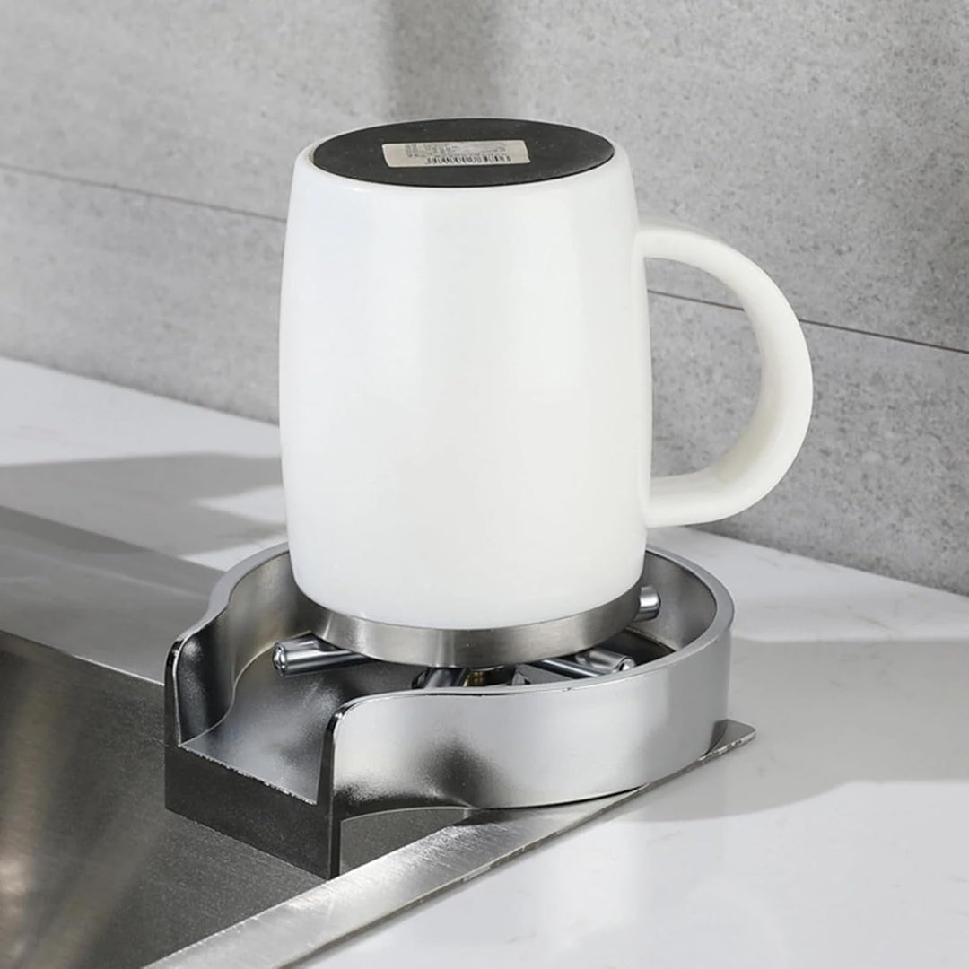 Edelstahl Tassenreiniger, Glasspüler Bar Counter Automatischer Tassenreiniger Edelstahlwaschmaschine