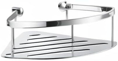 SMEDBO Sideline Design Eck-Seifenkorb poliert, Messing, Silber, 8.3 x 20.9 x 25.7 cm 8.3000000000000