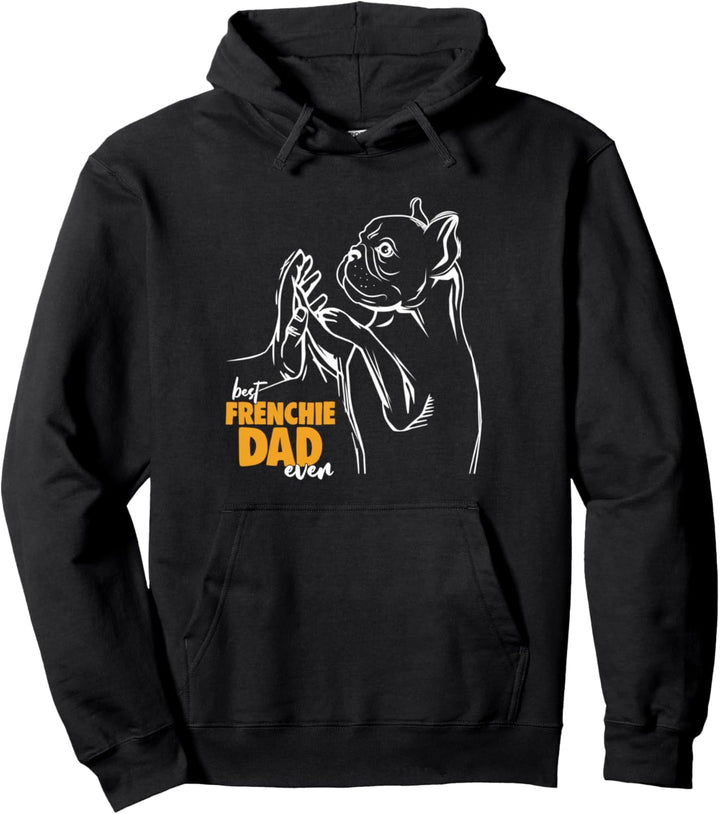 Französische Bulldogge Frenchie Dad Hunde Herren Pullover Hoodie