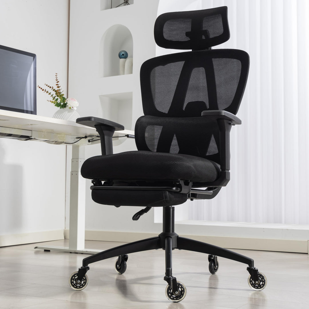 Bürostuhl Schreibtischstuhl | verstellbare Armlehnen &amp; Kopfteil | 6 Modelle | Ergonomisch | stufenlo