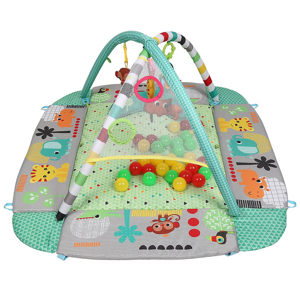 Baby Spielbogen Baby Spieldecke mit Musik & Lichtern ，Pädagogisches Spielzeug für Baby & Kleinkinder