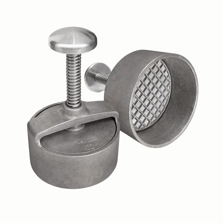 Adelmann Profi-Burgerpresse, Hamburgerpresse, Durchmesser 100 mm, Patty-Auswerfer aus Aluminium, Ant