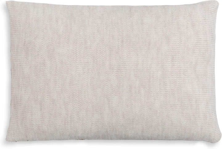 KNIT FACTORY - Roxx Dekokissen - Sofakissen - Kissenhülle mit Kissenfüllung - Kissen 60x40 - Beige/M
