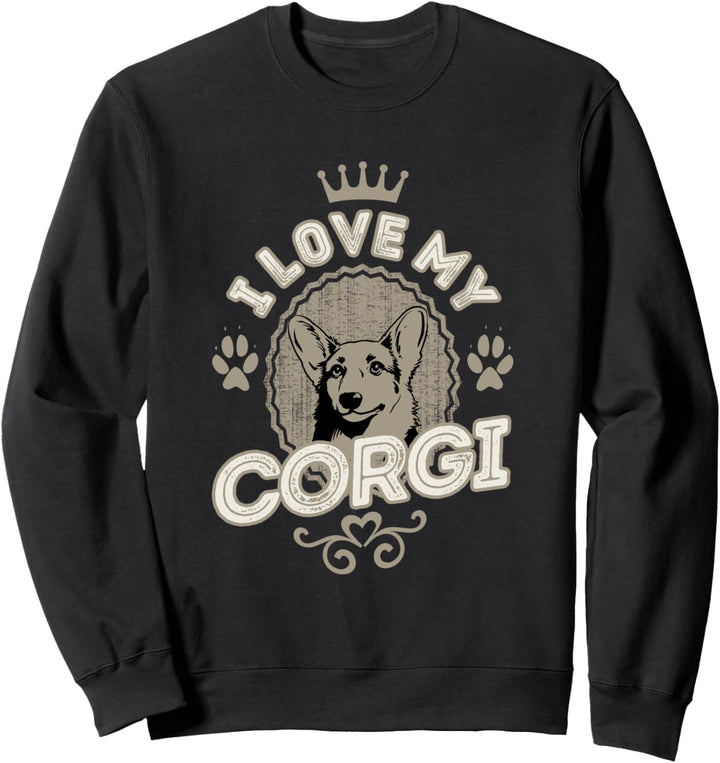Ich liebe meinen Corgi Sweatshirt