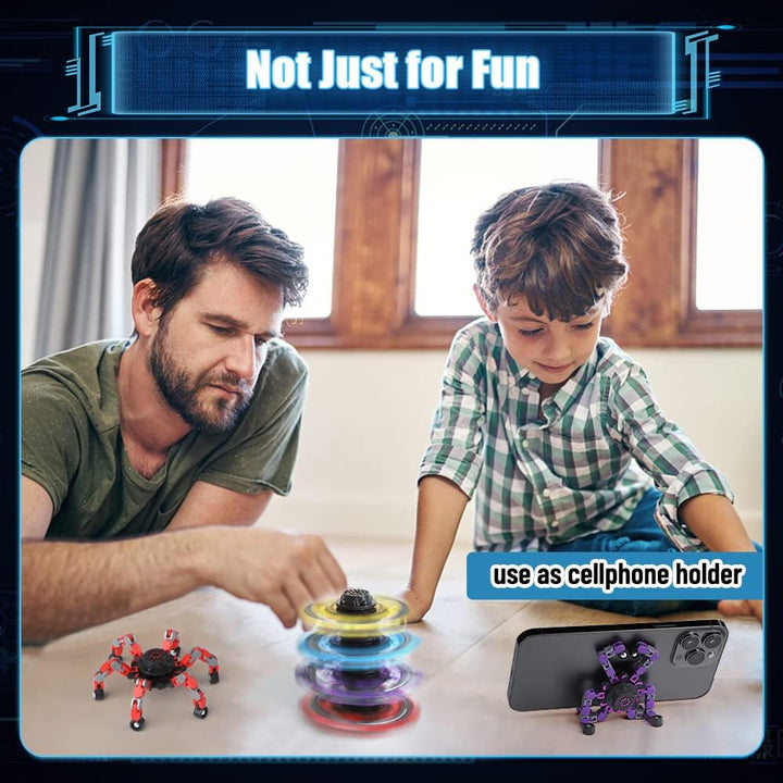 15PCS Roboter Fidget Spinner, DIY Verformbare Fingerspitze Gyro Hand Finger Spinning Schreibtisch Sp