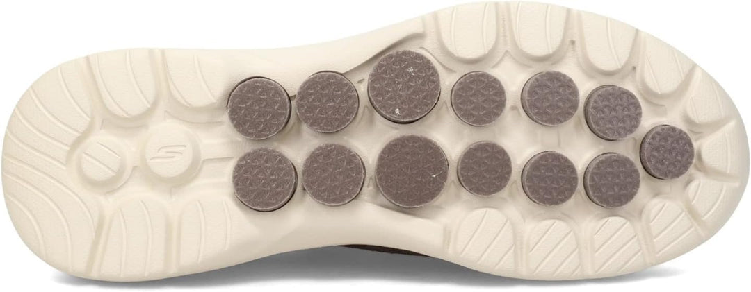 Skechers Herren Go Walk 6 Sneaker 41 EU Taupe Textile, 41 EU Taupe Textile