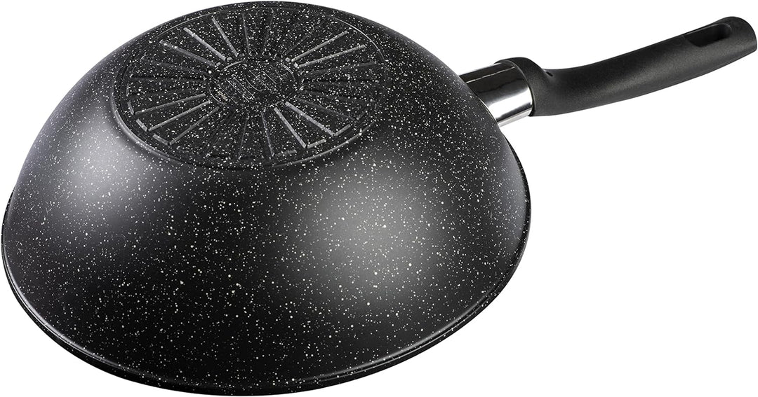 BALLARINI Vipiteno Wok, Bräter antihaftbeschichtet, Wokpfanne induktionsgeeignet, Aluminium, rund, Ø
