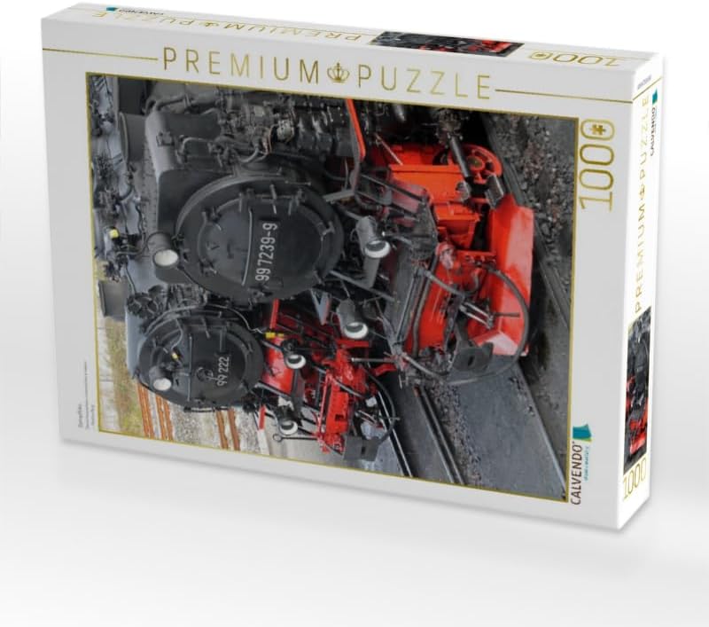 CALVENDO Puzzle Dampfloks 1000 Teile Lege-Grösse 48 x 64 cm Foto-Puzzle Bild von Martina Berg, 1000