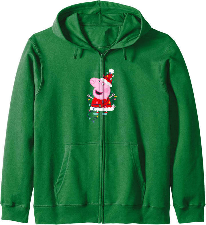 Peppa Pig Christmas Lights Kapuzenjacke