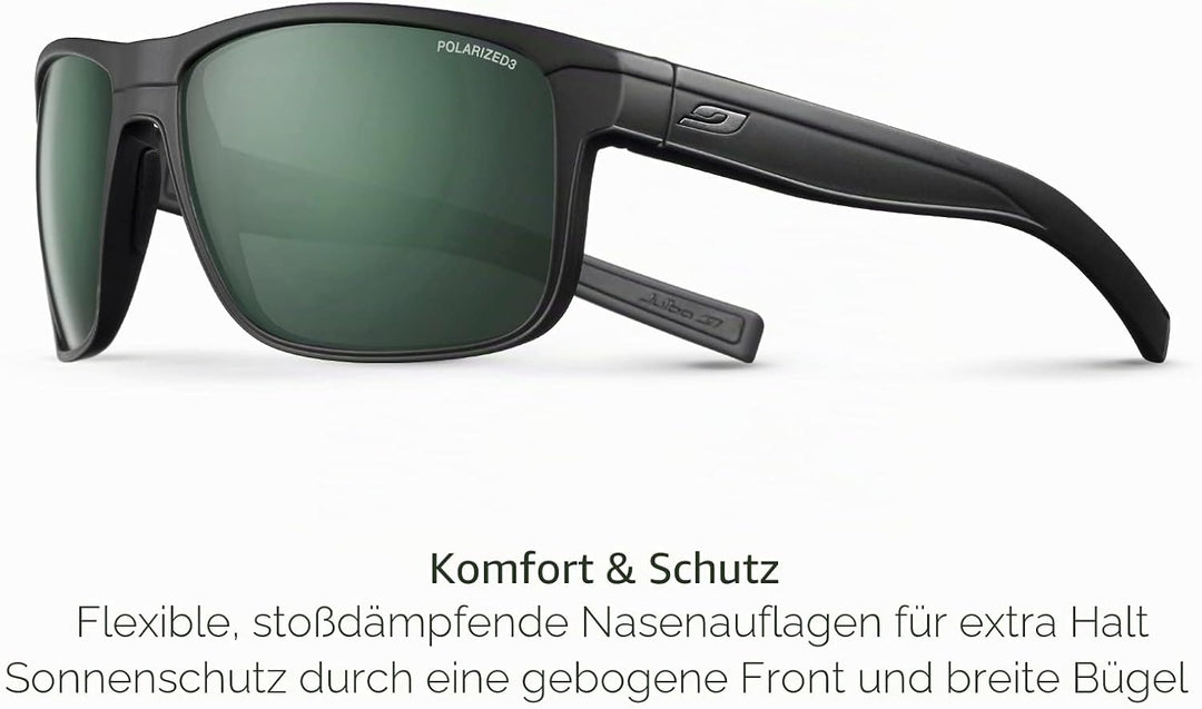 Julbo Herren Abtrünniger Sonnenbrille, Mattes schwarz, Einheitsgrösse