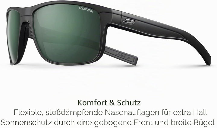 Julbo Herren Abtrünniger Sonnenbrille, Mattes schwarz, Einheitsgrösse