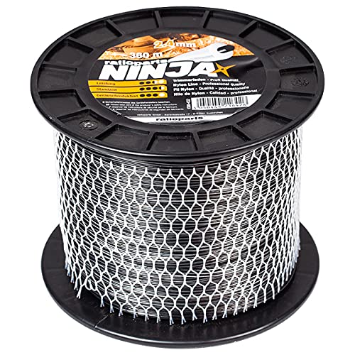 Mähfaden NINJA Copolymer 2,4mm 360m Trimmerfaden rund Nylonfaden