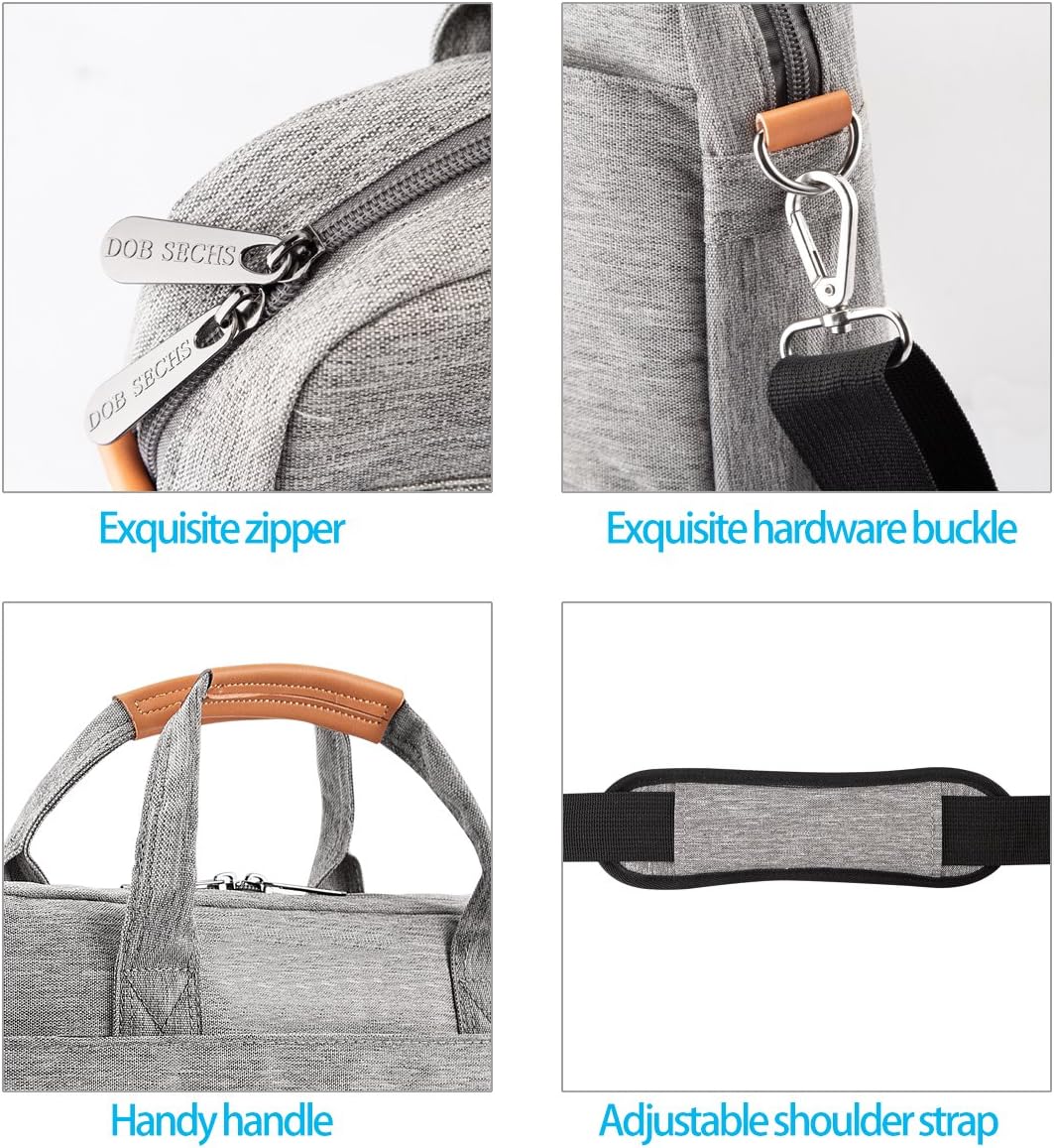 DOB SECHS 15-15.6 Zoll Laptoptasche Aktentaschen Handtasche Tragetasche Schulter Tasche Notebooktasc