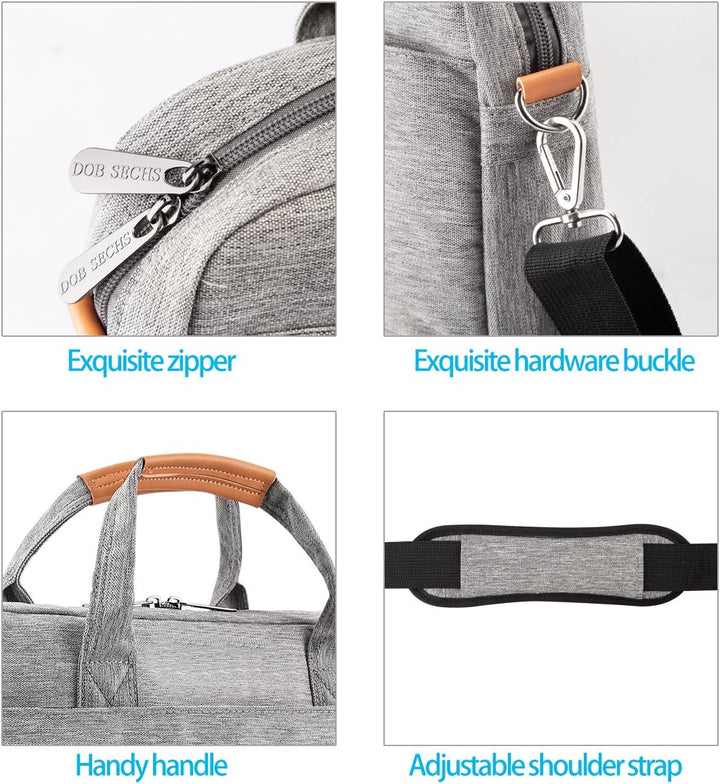 DOB SECHS 15-15.6 Zoll Laptoptasche Aktentaschen Handtasche Tragetasche Schulter Tasche Notebooktasc
