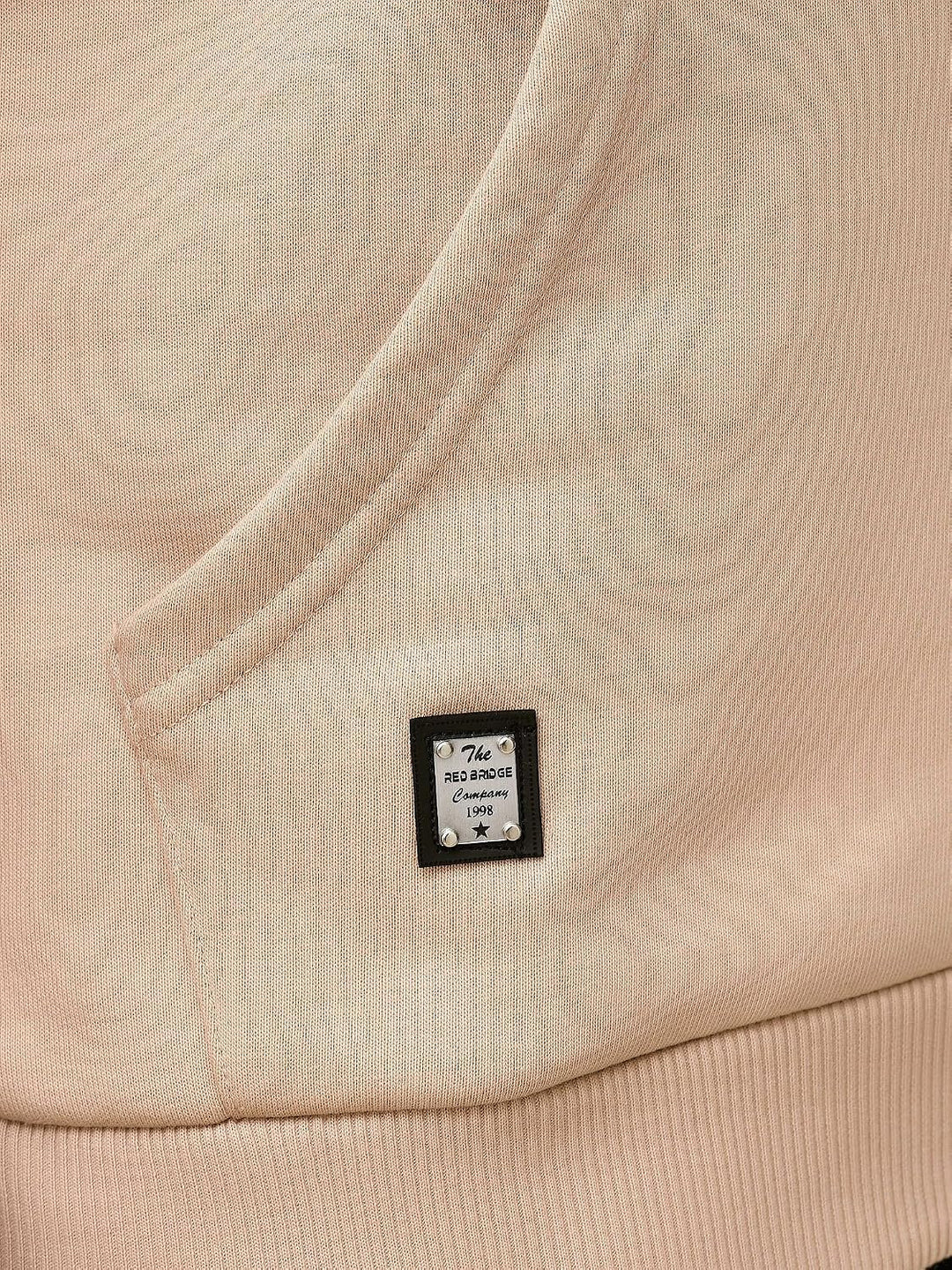 Redbridge Herren Kapuzenpullover Hoodie Premium Basic S M2150 - Beige, S M2150 - Beige