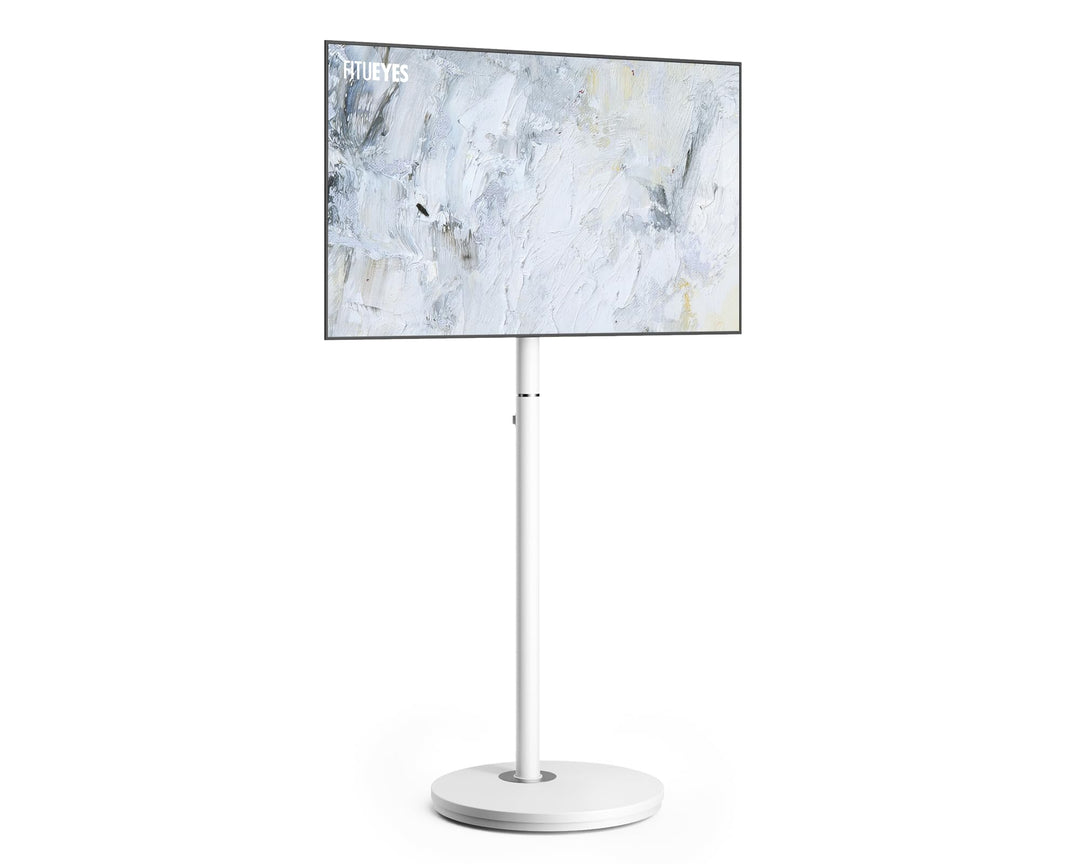 FITUEYES Design TV Ständer Rollbar für 24-48 Zoll Fernseher Mobiler TV Standfuss höhenverstellbar Mo