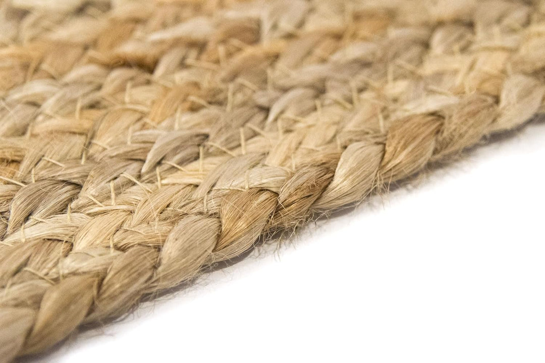 HAMID Jute Teppich, Alhambra Teppich Handgewebt 100% Naturfaser de Jute, Wohnzimmer, Schlafzimmer, F