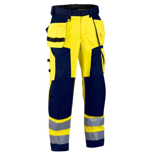 Blakläder High-Vis-Bundhose "Winter Softshell" Klasse 2, 1 Stück, C48, rot / schwarz, 156725175599C4